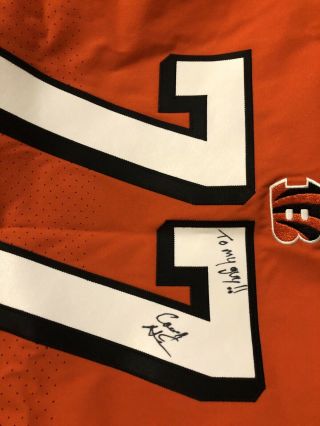 Cordy Glenn Game Worn Autographed Signed Cincinnati Bengals 3