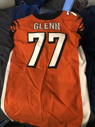 Cordy Glenn Game Worn Autographed Signed Cincinnati Bengals 5