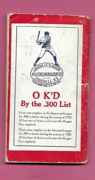 The Sporting News Record Book for 1929 Babe Ruth & Lou Gherig Rare 1 on ebay 2