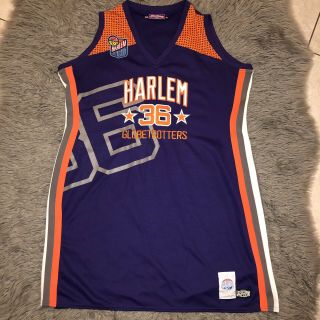 Harlem Globetrotters Platinum Fubu Limited Edition Purple Orange Jersey Sz 3xl