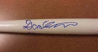 Gavin Lux Signed Autographed Blue/white Mini Bat.  Dodgers.  Inscribed