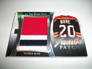 Valeri Bure 2017 In The Game Hockey Jumbo Patch 1/2
