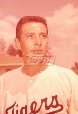 1960 Topps Baseball Color Negative.  Hank Aguirre Tigers