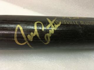 Joe Carter Signed Game Louisville Slugger Baseball Bat Indians Blue Jays 2