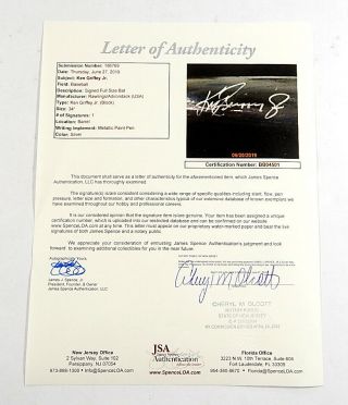 Ken Griffey Jr.  Signed Rawlings Big Stick Professional Model Baseball Bat JSA 6