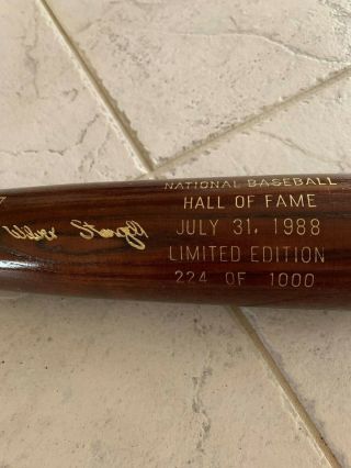 1988 Baseball Hall Of Fame Commemorative Bat Willie Stargell 224/1000 Pirates