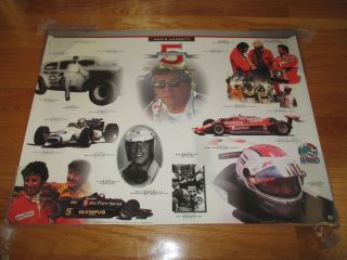Arrivederci 1994 Mario Andretti " 5 Decades Of Racing Excellence.  " Indy Poster