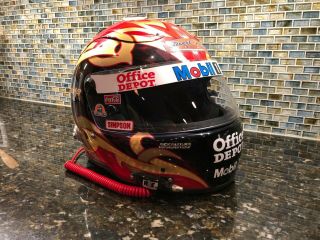 Tony Stewart Smoke Race Worn Helmet 2011 Championship Year Nascar Cup