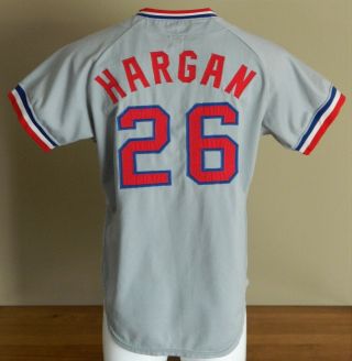1974 Steve Hargan Game Worn Texas Rangers Road Jersey 26 - Wilson Size 44 3