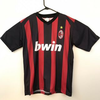 Ac Milan Ricardo Kaka 22 Short Sleeve Bwin Mens Small Soccer Football Jersey 22