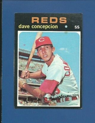1971 Topps 14 Dave Concepcion Rc - Cincinnati Reds - Ex,  Additional Ship