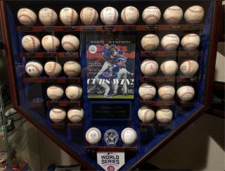 2016 Chicago Cubs Game Baseballs With Case.  Kris Bryant,  Rizzo,  Baez,  Lester