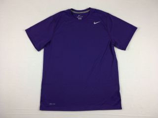 Nike Tcu Horned Frogs - Purple Poly Short Sleeve Shirt (l) -