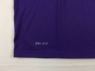 Nike TCU Horned Frogs - Purple Poly Short Sleeve Shirt (L) - 4