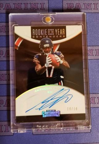 Anthony Miller 2018 Panini Contenders Player of the Year Contenders /10 3