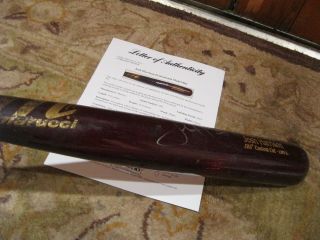 Josh Harrison Autographed Game Marucci Baseball Bat PSA Certified 11