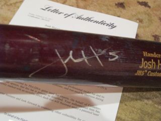 Josh Harrison Autographed Game Marucci Baseball Bat PSA Certified 5