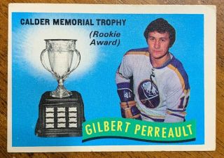1971 - 72 O - Pee - Chee - 246 Calder Trophy - Gilbert Perreault - Buffalo Sabres