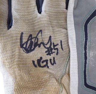 Ichiro Suzuki Autographed 2011 Game Batting Gloves Signed Cert 148100 2