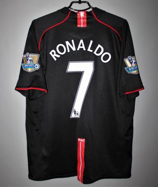 Manchester United 2007/2008/2009 Awayfootball Shirt Jersey Nike Ronaldo 7