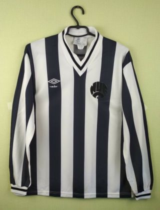 Newcastle United (the Magpies) Jersey 1980 Umbro Soccer Football Long Sl.  Size S