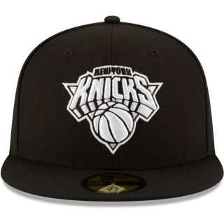 NWT YORK KNICKS BLACK & WHITE LIMITED EDITION 59FIFTY FITTED HAT SIZE 7 1/4 2