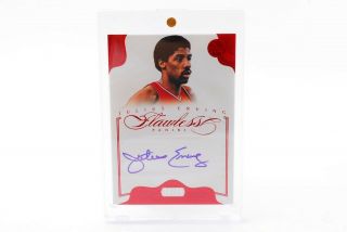 2012 - 13 Julius Erving Flawless Auto Sixers /15 14