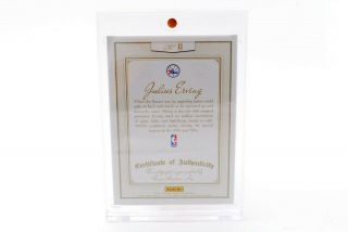 2012 - 13 JULIUS ERVING FLAWLESS AUTO SIXERS /15 14 2