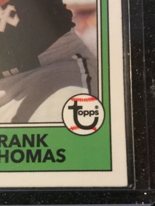 2018 Topps Archives Baseball Variation Frank Thomas Chicago White Sox SSP Rare 4