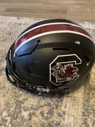 South Carolina Gamecocks Game Worn Helmet Ncaa Football Usc 12