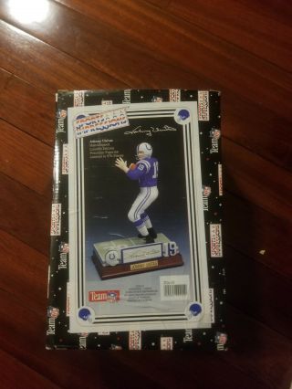 Sports Impressions Johnny Unitas Signed Figure Baltimore Colts Indianapolis 57/