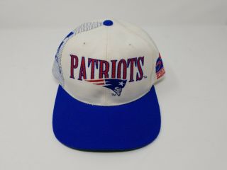 Vintage 90s Nfl England Patriots Pro Line Snap Back Hat Cap