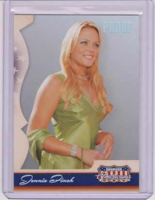 2007 Donruss Americana Jennie Finch Retail Proof Card 53 Olympic Softball /250
