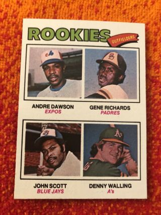 1977 Topps 473 Andre Dawson Rookie - Nrmt