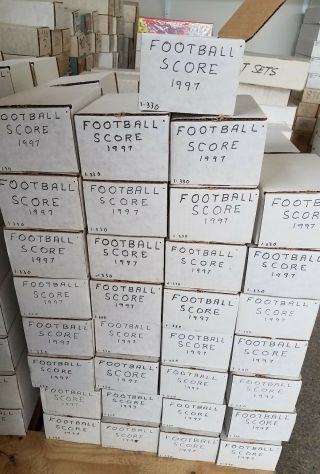 1997 Score Football Card Complete Set (1 - 330) Near to READ (AYC) 2