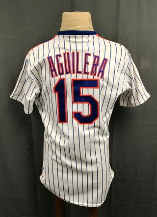 Rick Aguilera 1988 Game 15 York Mets Jersey Size 44 Rawlings