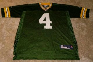 Vintage Reebok Green Bay Packers Brett Favre Jersey Adult Xl