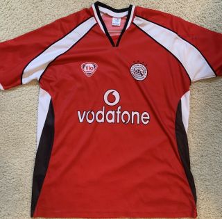 Vodafone Egypt Jersey Football Soccer Vio Sport Mens Size L Red White Black 3