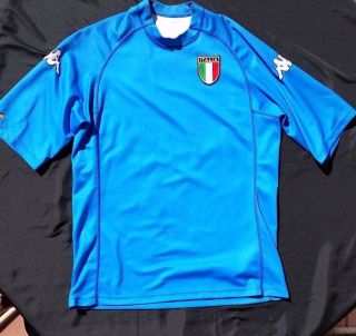 Italy National Team Vintage Soccer Home Jersey,  Mens Medium