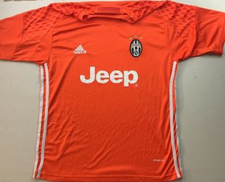 Adidas Juventus 2016 - 17 Men Goalkeeper Gk Football Soccer Shirt Jersey Ap8910 L