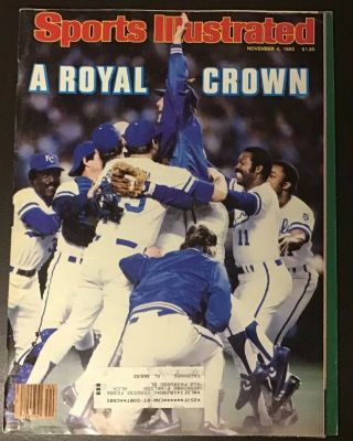 Kansas City Royals 1985 World Series 11/4/85 Sports Illustrated