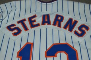 John Stearns York Mets 1981 Game Issued Worn Rawlings Jersey 4