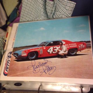 Richard Petty Autographed Photo 7 Time Daytona 500 Champ