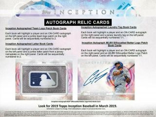 Atlanta Braves 2019 Topps Inception Baseball 8 Box 1/2 Case Break 1