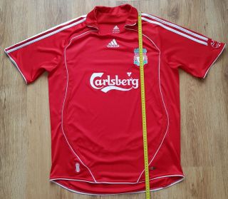 100 Authentic Liverpool 2006 - 08 Adidas Carlsberg Vintage Shirt (9/10)