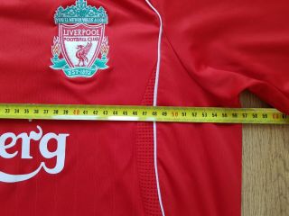 100 authentic Liverpool 2006 - 08 Adidas Carlsberg Vintage Shirt (9/10) 4