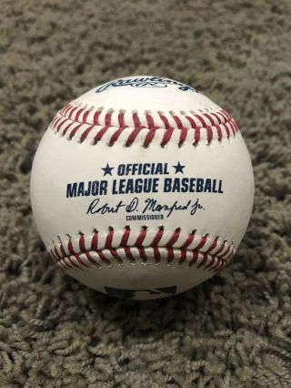 Angels Mike Trout Signed Autographed Game ROMLB Baseball 2