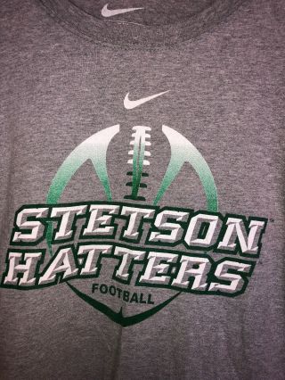 Nike Regular Fit Stetson Hatters Football Mens Gray Tshirt Size XL 3