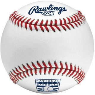 (6) Rawlings Hall Of Fame Hof Mlb Commemorative Baseball Half Dozen Boxed