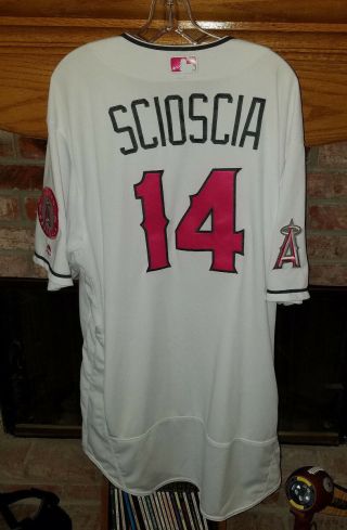 2017 Anaheim Angels Mike Scioscia Game - Game Worn Home Mother 